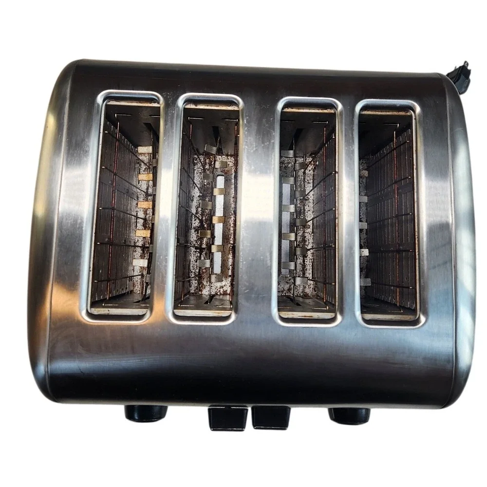KITCHENAID 4 Slice Toaster Manual High Lift Brushed Stainless Steel KMT4115SX - Picture 2 of 9